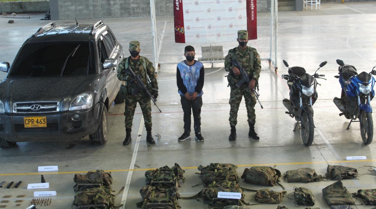 Combates entre Ejército y disidencias en el sur del Cauca: un capturado y material de intendencia incautado