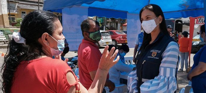 Salud Pública de Cali gestiona vacunación covid-19 para mayores de 18 años en zona rural