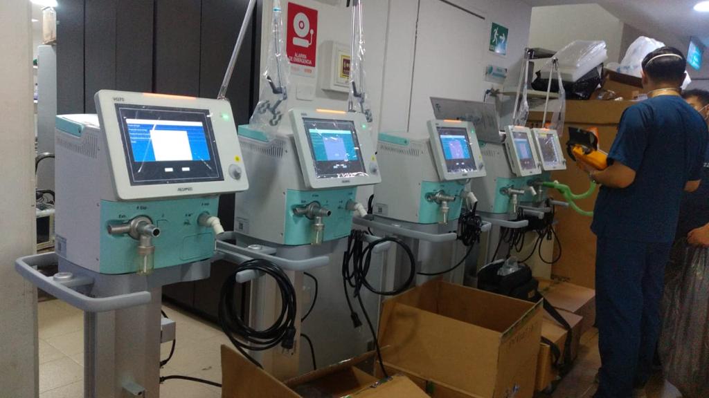 Gobierno Departamental del Cauca gestiona ventiladores y monitores para atender a pacientes COVID-19