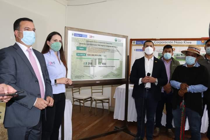 768 hogares indígenas de trece municipios del Cauca tendrán vivienda digna