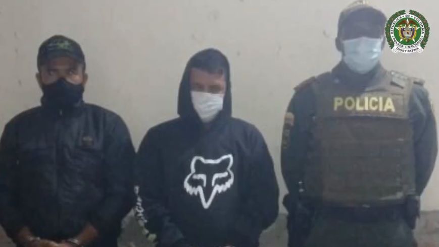 Capturados en Popayán: uno con revólver y otro con prisión domiciliaria