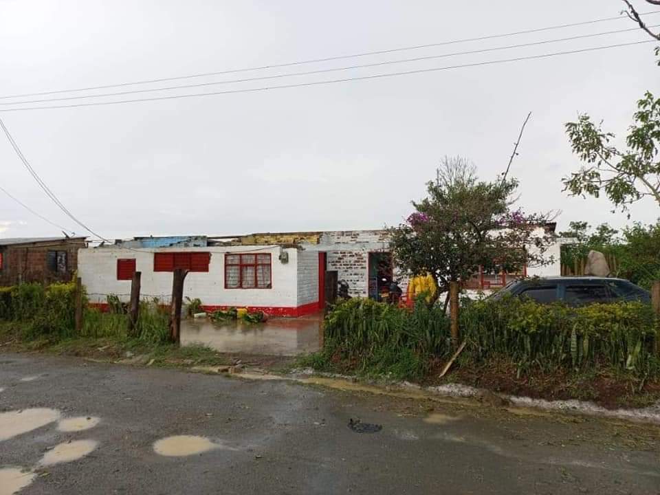 Vendaval se llevó techos de viviendas en Tambo, Cauca