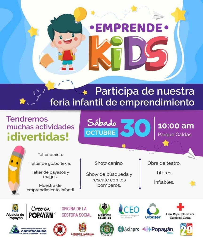 Los niños de Popayán serán los grandes protagonistas durante este fin de semana