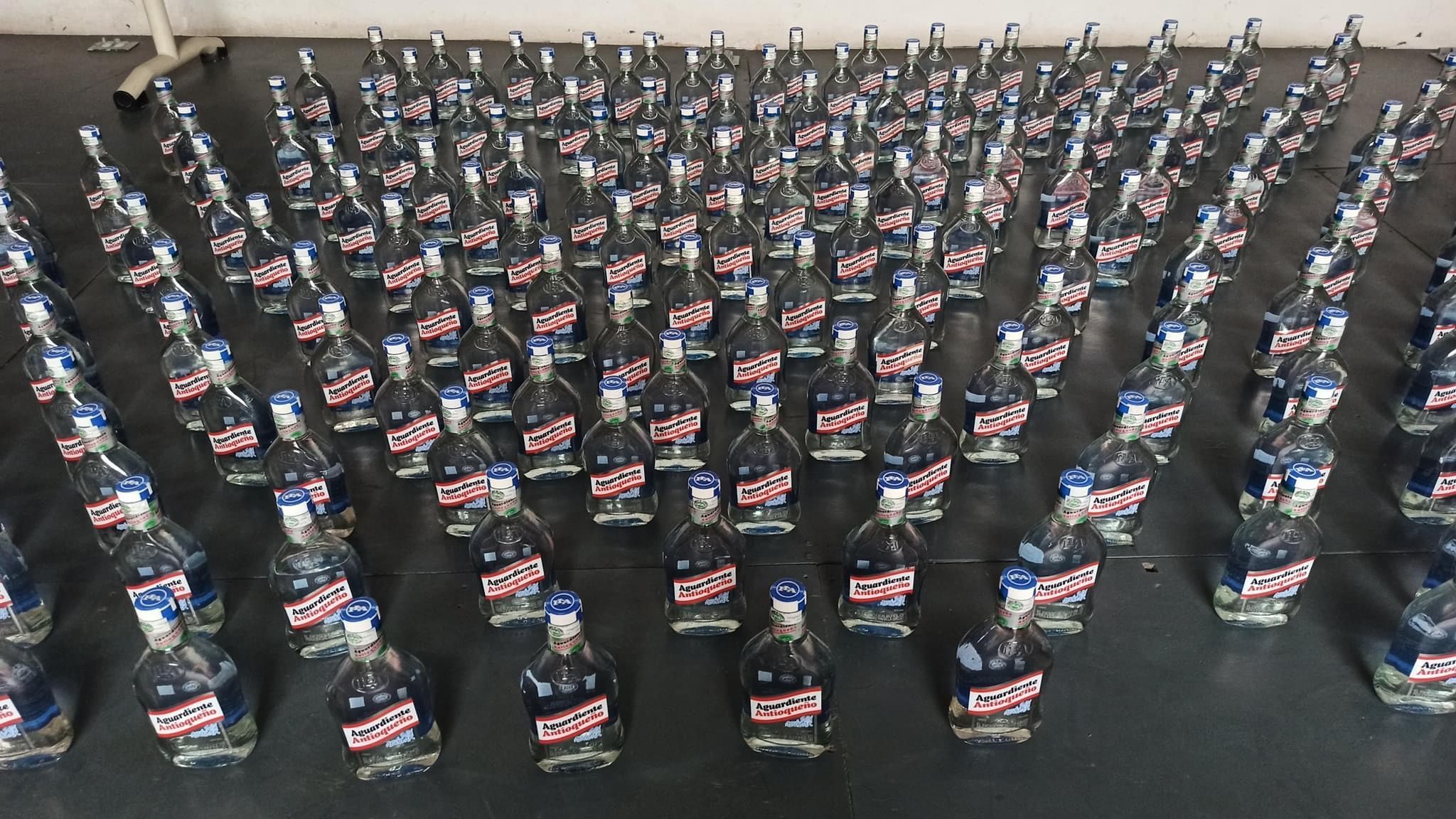 Gobierno Departamental decomisó aguardiente Antioqueño adulterado que ponía en riesgo la salud de los caucanos