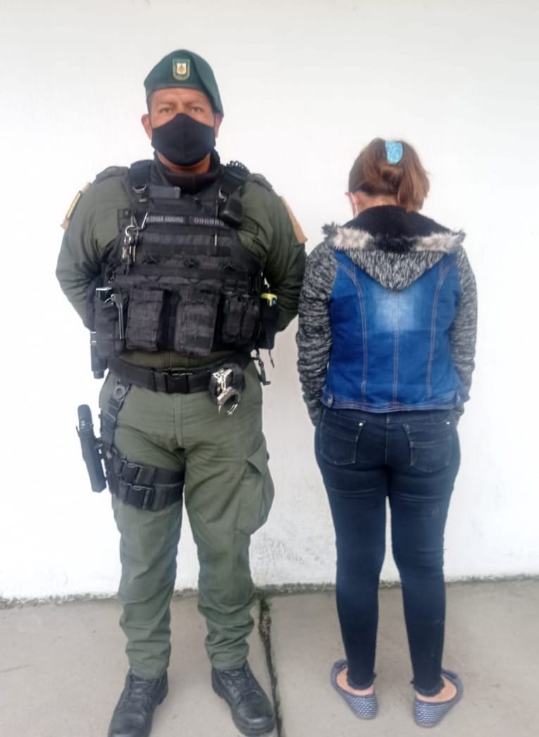 capturada por tráfico, fabricación o porte de estupefacientes