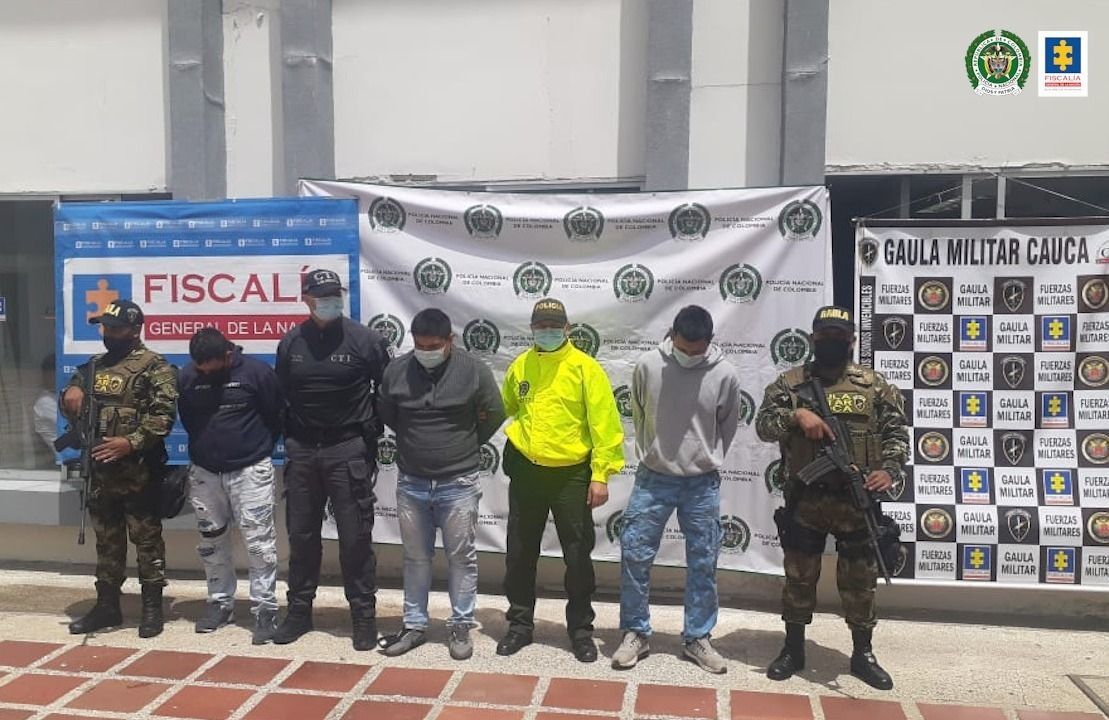 Presuntos piratas terrestres capturados, asaltaban camiones en vía Panamericana