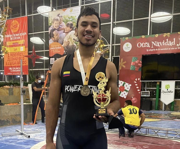 Medalla de Oro Para El Cauca, Elian David Sánchez Muñoz. Campeón Nacional de Potencia.