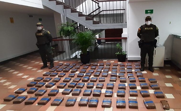 Marihuana abandonada en barrio Santa Clara al norte de Popayán