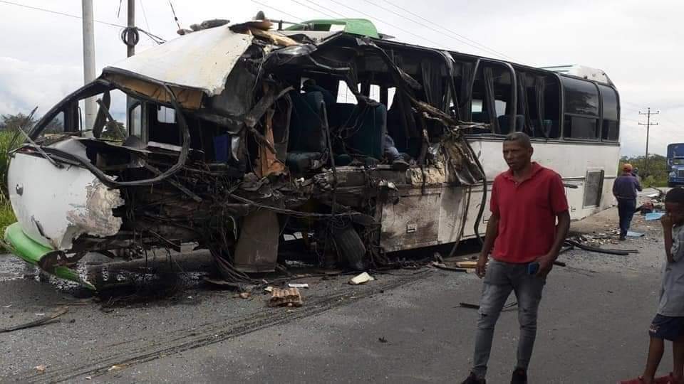1 persona fallecida en grave accidente en vía Candelaria – Puerto Tejada