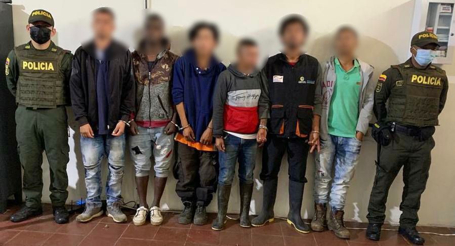 Siete personas fueron capturadas por los delitos de invasión de tierras y obstrucción de vías