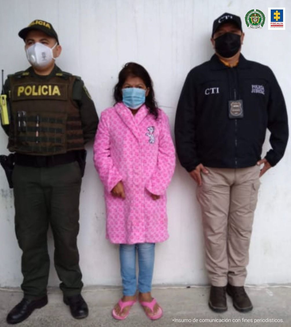 Lastenia fue capturada por la fiscalía; vendía drogas en Timbio Cauca