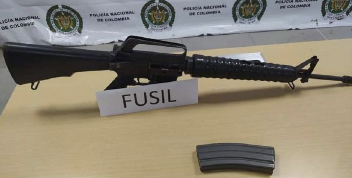 En Popayán fue capturado un hombre que tenía un fusil en su vivienda