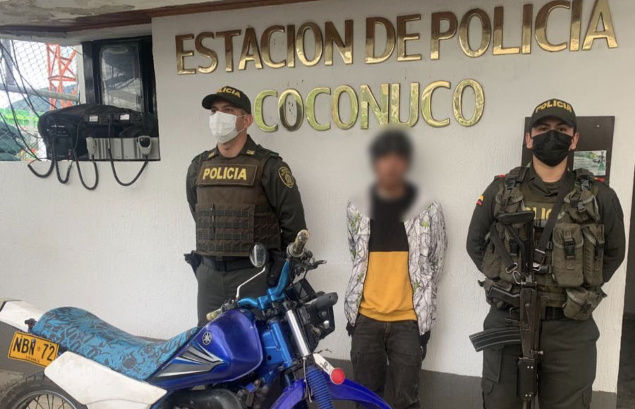 Dos personas capturadas y dos motocicletas recuperadas hacen parte de los operativos arrojados por la policía nacional durante el fin de semana en Popayán