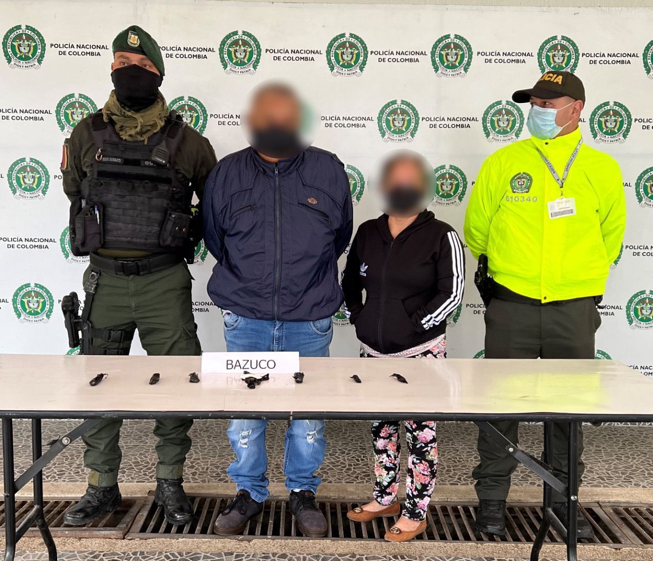 En diligencia judicial una pareja fue capturada por tráfico de estupefacientes.