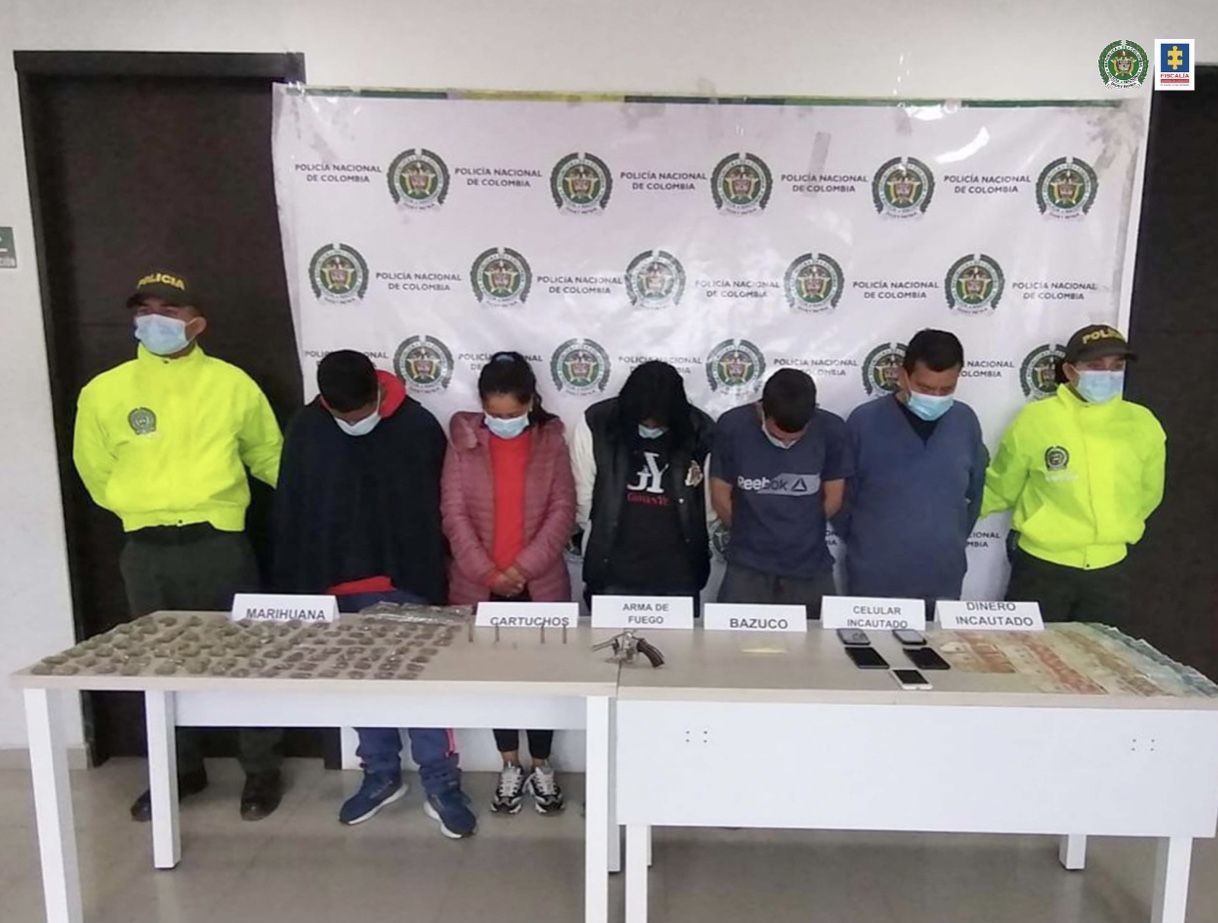 Fiscalía judicializó a 5 presuntos integrantes de ‘Los Ipialeños’, banda dedicada a la venta y distribución de estupefacientes