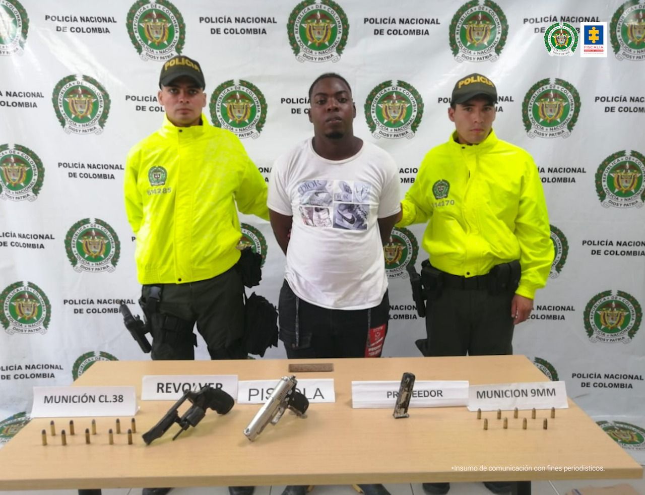 Cárcel para alias Smith, presunto líder de la banda La Local -Los Shotas- por porte de armas de fuego de uso privativo