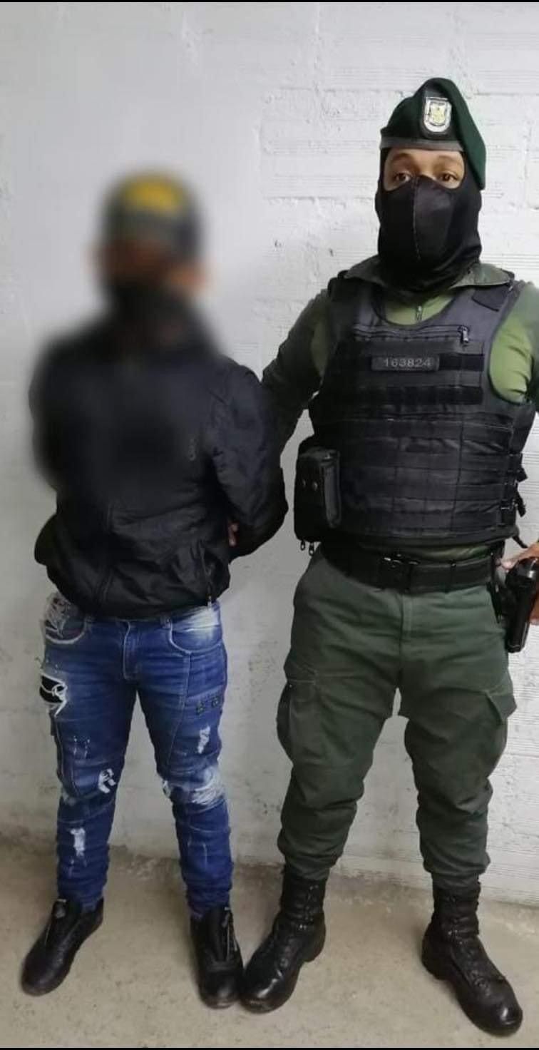 Ciudadano fue capturado por porte de estupefacientes en Popayán.