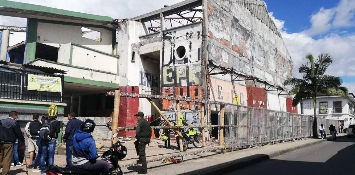 El alcalde de Popayán, anunció la demolición del Centro Comercial Anarkos