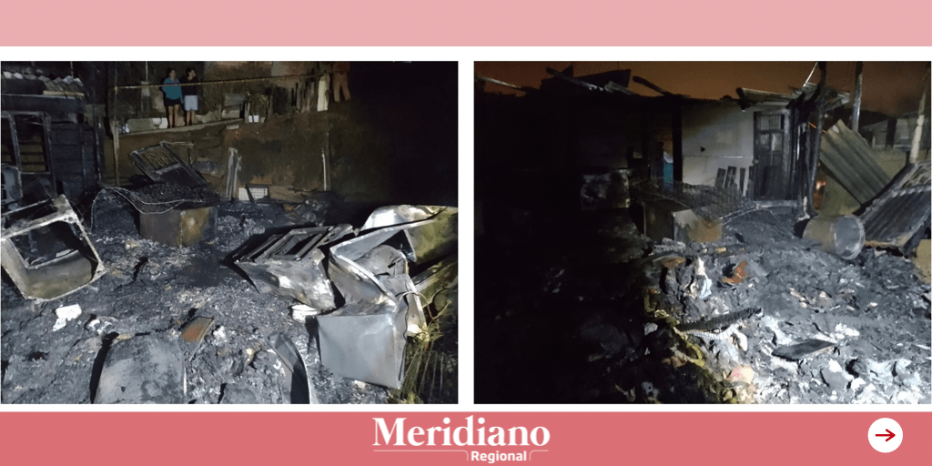 Un incendio provocado a una vivienda termino con la vida de dos personas.