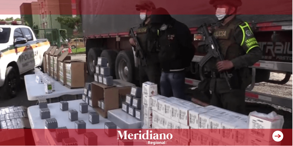 Policía de tránsito incauto un cargamento de explosivos en el sector de Cajibío, Cauca