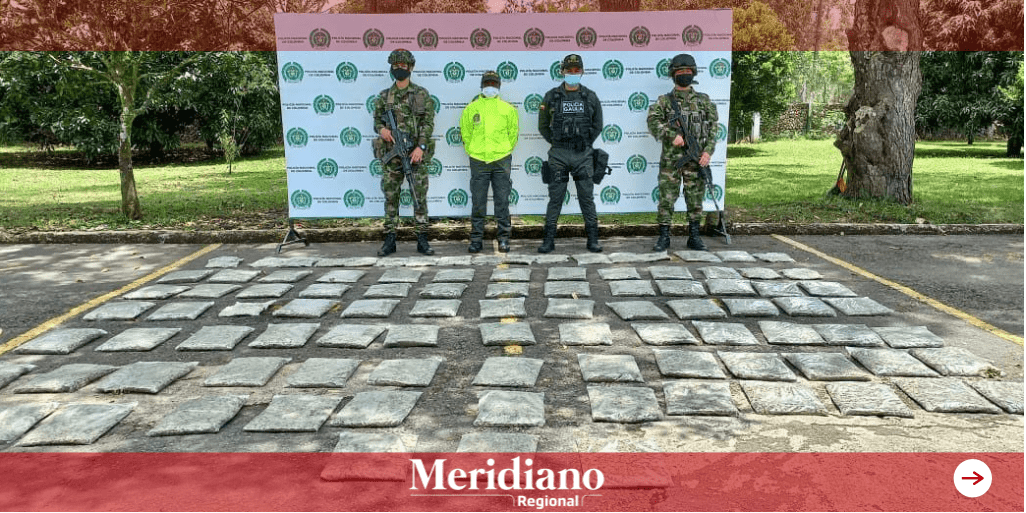 Policía Nacional incautó cargamento de marihuana al norte de Popayán.