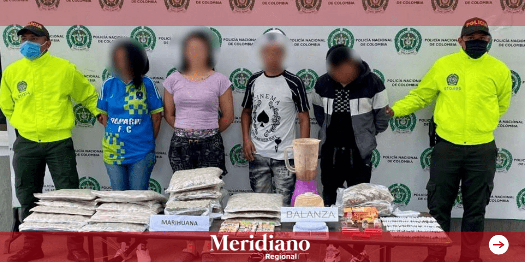 Capturadas cuatro personas en Popayán, por tráfico de estupefacientes