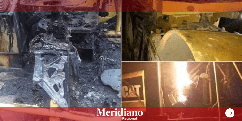 Incineran una maquinaria al sur del departamento del Cauca