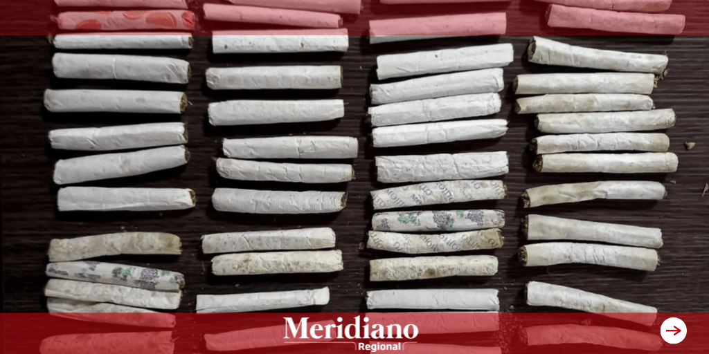 Capturado jóven de 18 años al ser sorprendido portando cigarrillos de marihuana