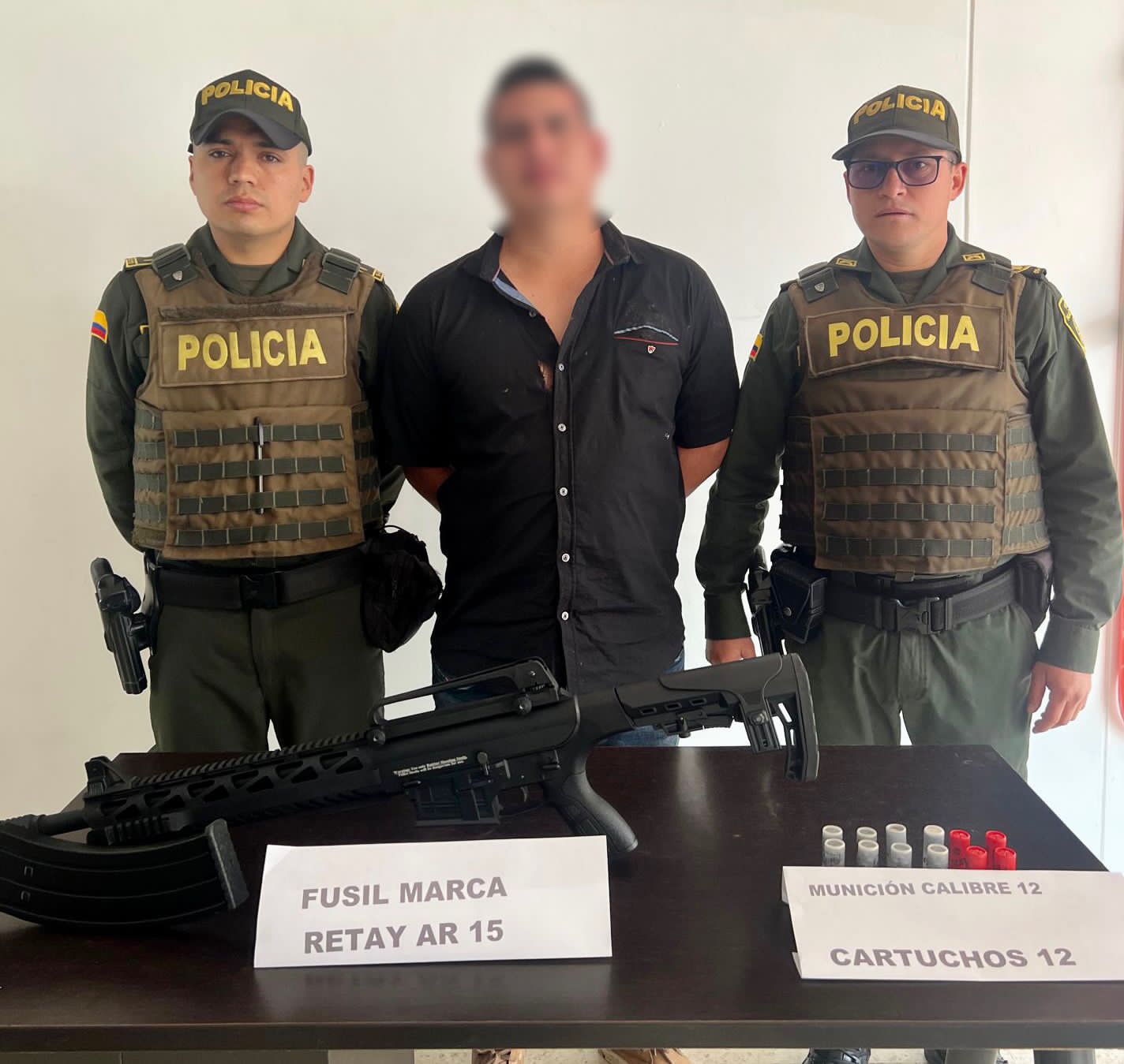 Capturado presunto responsable de disparar un arma de fuego en vía pública de Popayán.