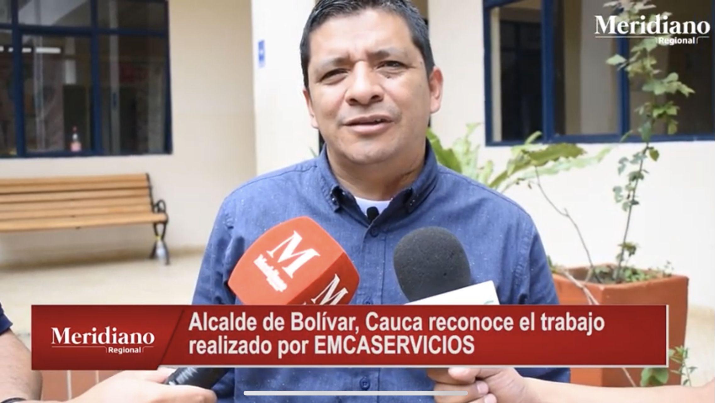Alcalde de Bolívar, Cauca, reconoció el trabajo realizado por EMCASERVICIOS