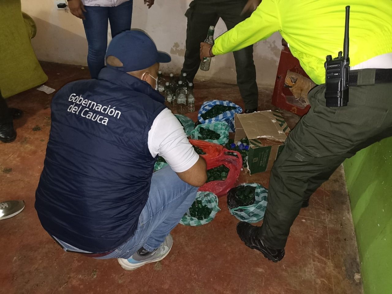 Desmantelan una fábrica ilegal de licor en el corregimiento de Tunía, Cauca