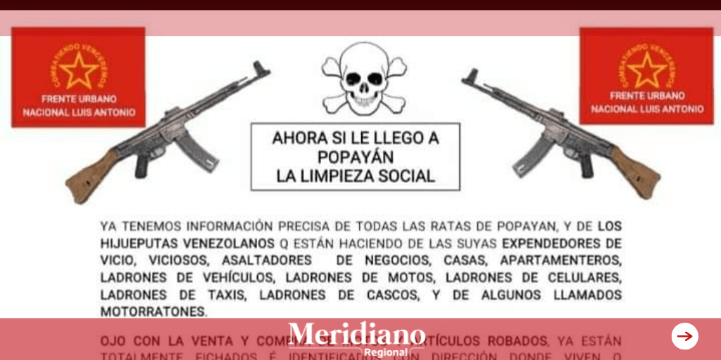 Autoridades verifican autenticidad de panfletos que rondan en la ciudad