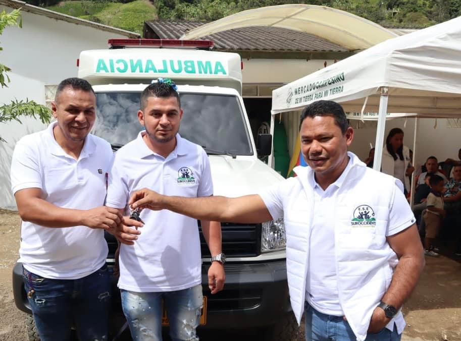 Gerente de la ESE Suroccidente entregó dotación a la Unidad de Atención en Salud de Argelia