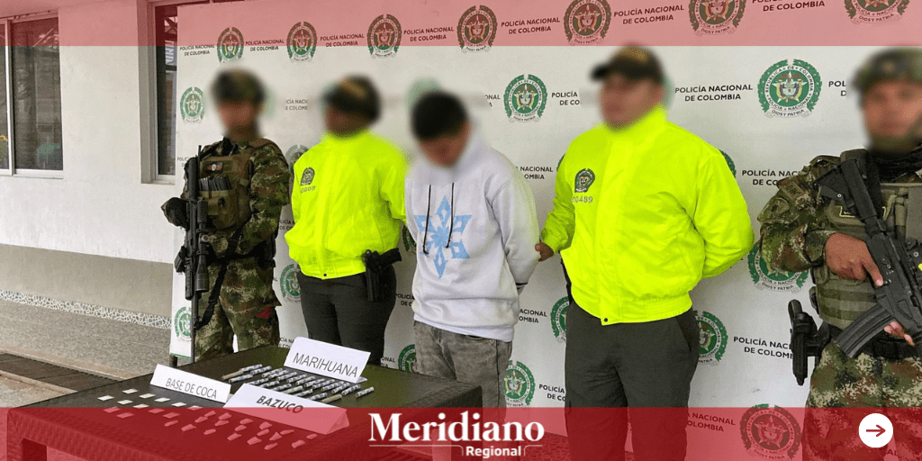 En la capital caucana fue arrestado un hombre con estupefacientes – policía metropolitana – ejercito nacional - fabricación, tráfico o porte de estupefacientes