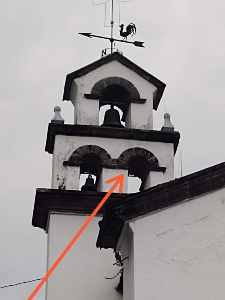 Hurtaron una de las tres campanas de la iglesia de Belén