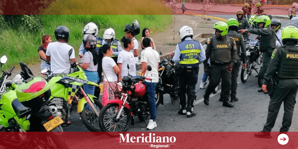 iInmovilizan más de 40 motocicletas- nmobilizan motos - cali -secretaria de transito - noticias meridiano -meridiano regional