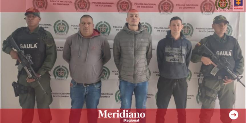 En Ipiales Nariño fueron capturados tres integrantes de la banda “LOS SAMBAS”