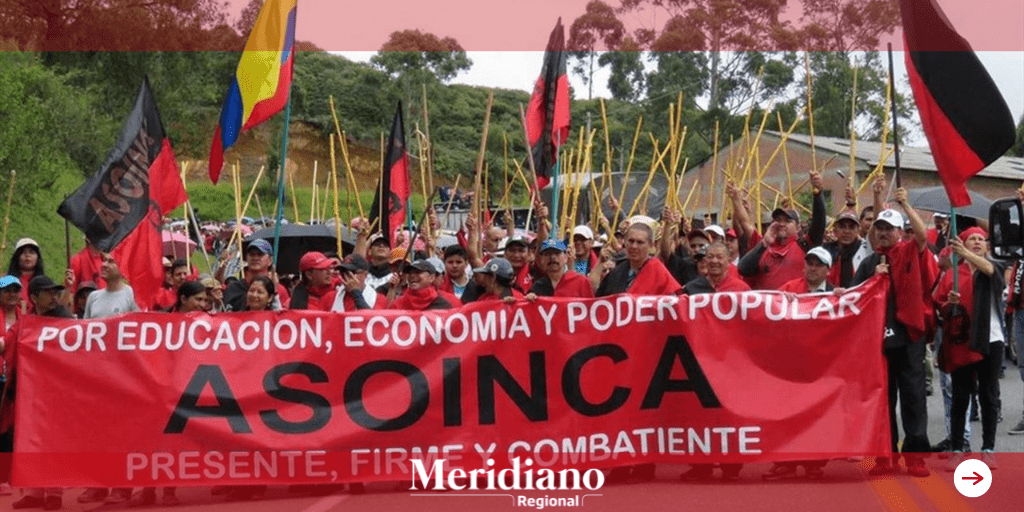 ASOINCA - noticias colombia - noticias cauca - noticias marcha de maestros - meridiano regional