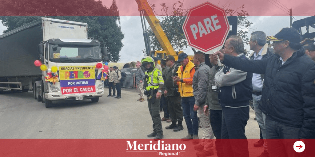 Tras  entregar la ruta alterna provisional en el Cauca, el Presidente Petro anunció que se impulsará la construcción de la doble calzada en la vía Panamericana.