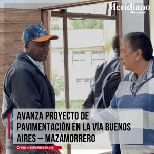 Avanza proyecto de pavimentación en la vía Buenos Aires – Mazamorrero - meridiano regional - Gobernación del Cauca - Secretaría de infraestructura