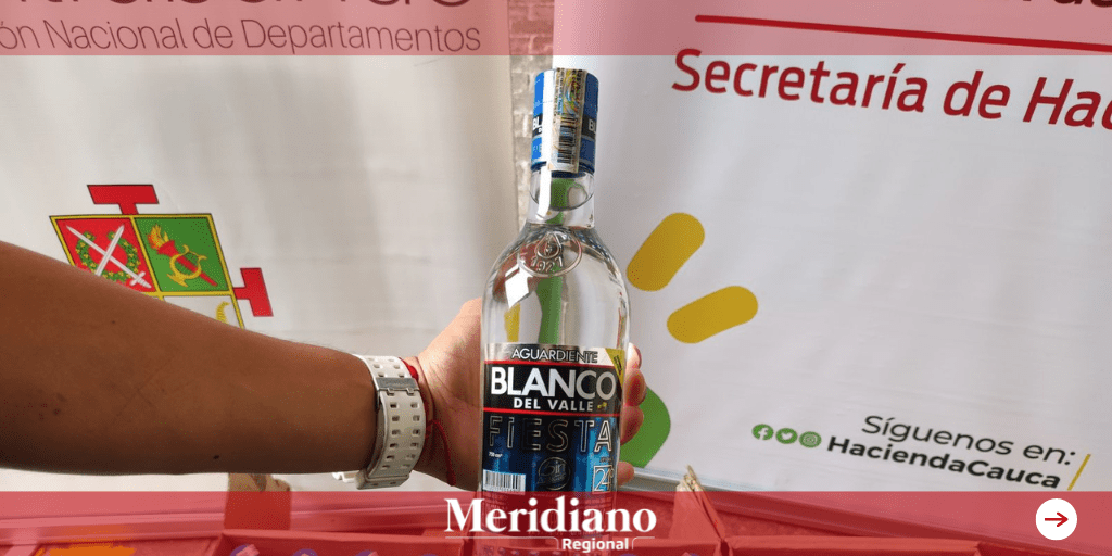 Gobernación del Cauca avanza contra el contrabando - meridiano regional - Aguardiente Blanco del Valle en la vía Popayán Cali -  Policía de Tránsito y Transporte 