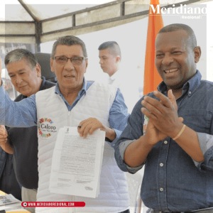 Inició la rehabilitación de la vía Caloto - meridiano regional - Elías Larrahondo Carabalí - Alcalde Municipal de Caloto - Gonzalo Emilio Ramírez