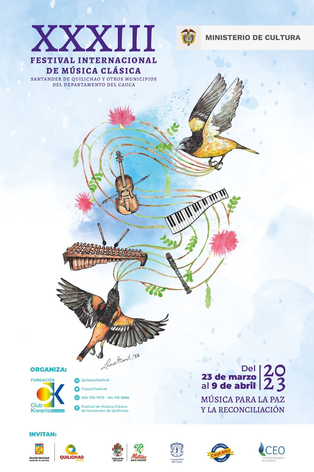 Más de 600 músicos y artistas se congregan en torno  a la paz y la reconciliación