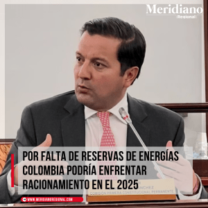 el senador David Luna uno de los citantes, manifestó que el país podría estar en riesgo de racionamiento
