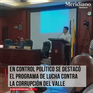 corrupción y control social - meridiano regional - gobernación de valle - Oficina para la Transparencia de la Gestión Pública