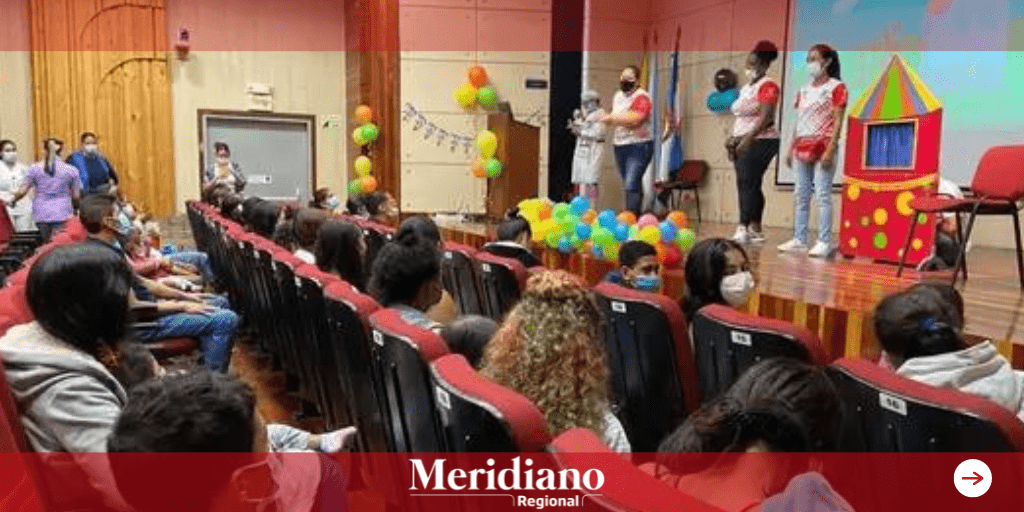 Con show de títeres, clowns y rodeados de alegría, el HUV celebró el Día de la Niñez
