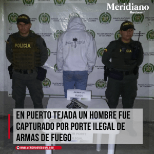 Meridiano regional - En Puerto Tejada un hombre fue capturado por porte ilegal de armas de fuego - Paso La María - noticias puerto tejada – noticias miranda – noticias Santander.