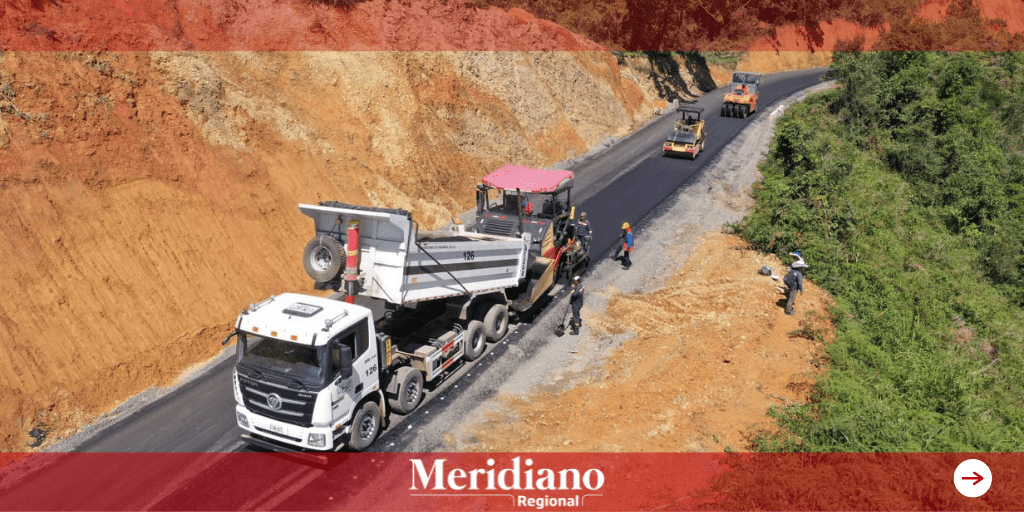 pavimentación tramo 4 vía El Estrecho-Balboa-Argelia - Gobierno departamental - meridiano regional - inversión Sur del Cauca - Gobernación del Cauca - caminos para la paz