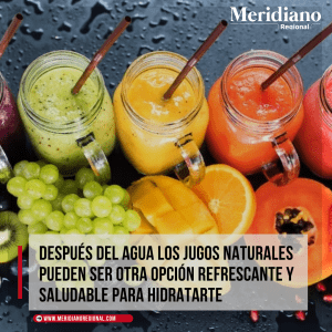 Después del agua, los jugos naturales - María Rita Correa V. – meridiano regional - después del agua los jugos naturales pueden ser otra opción refrescante y saludable para hidratarte - Meridiano Regional Después del agua, los jugos naturales - María Rita Correa V. – meridiano regional - después del agua los jugos naturales pueden ser otra opción refrescante y saludable para hidratarte