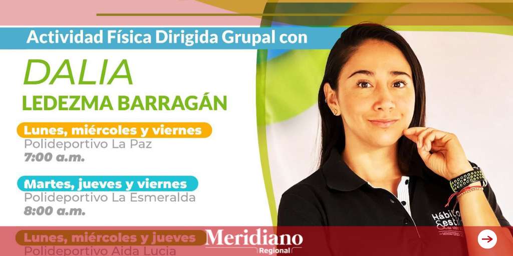 meridiano regional - Actividades de hábitos y estilos de vida saludable en Popayán - gobernación del Cauca -  Instituto Departamental de Deportes - Indeportes - Popayán - Dalia Ledezma Barragán